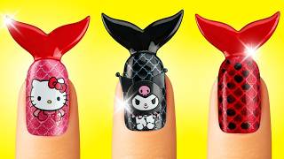 Magical MERMAID Transformations! Hello Kitty and Kuromi MAKEOVER Challenge