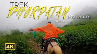 DHORPATAN: Monsoon Trekking Vlog 2024 | Buki Daha Kharka, Baglung |Only One Hunting Reserve in Nepal