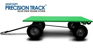 Light Duty Precision track Quad Steer Trailer System