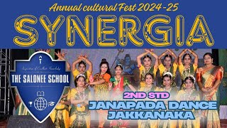 The Salonee School | Annual Cultural Fest 2024-25 'Synergia' | Janapada Dance Jakkanaka - 2nd Std