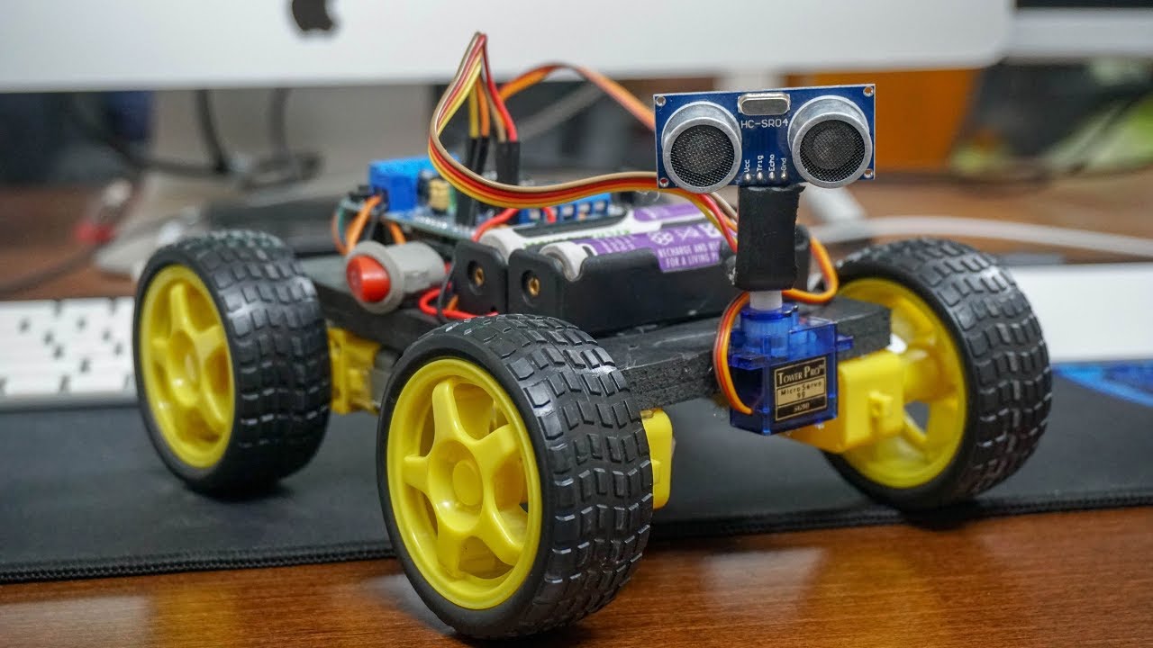 How To Make An EASY Arduino Obstacle Avoiding Car Robot | DIY - YouTube