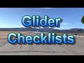 Glider Checklists