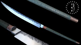 Making A Sword From An Old Leaf Spring | The Samurai Challenge | YouTube Knife Makers Challenge