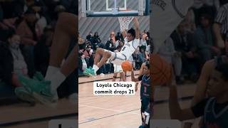 Loyola Chicago Commit Chuck Love drops 21 against East Chicago Central. #eybl #basketball #nikeeybl