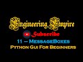 11- MessageBox - Python-GUI-Tkinter for Beginners