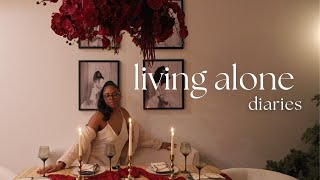 living alone diaries: my grown woman brooklyn brownstone dining room makeover