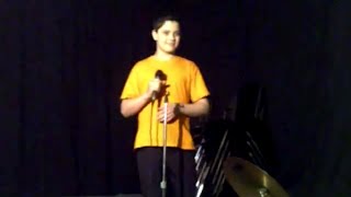 Alexander Stewart - When I Was Your Man (school concert, 8th grade)