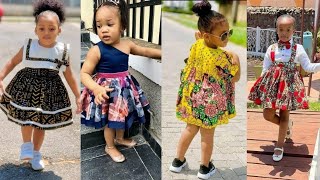 Ankara And Lace Styles For kids /2025 #gowns #dress #ankara