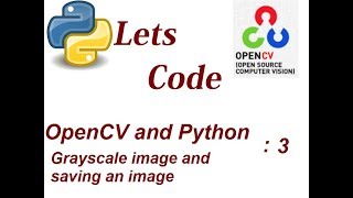 Python OpenCV GrayScale Conversion and saving an image