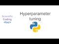 Hyperparameter tuning using GridSearchCV Python