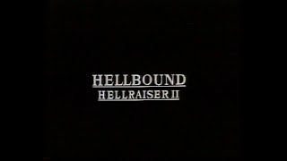 Hellraiser 2 - fragment VHS z dystrybucji Graf Film oraz Teletower (Hellbound: Hellraiser II)