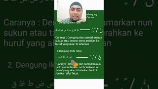 Huruf Tebal ketika dengung juga di baca tebal