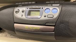 Listening To A JVC RC-QW20 Vintage Boombox