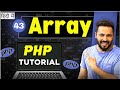 Php Tutorial in Hindi #43 Array basic | Indexed array