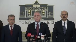 Valimiz Davut Gül, İstanbul'da yeni yıl için alınan yılbaşı tedbirlerini açıkladı