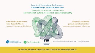 Plenary Panel: Coastal Restoration and Resilience