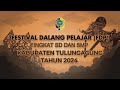 🔴 FESTIVAL DALANG PELAJAR (FDP) TINGKAT SD DAN SMP KABUPATEN TULUNGAGUNG TAHUN 2024