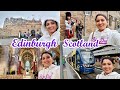 EDINBURG SCOTLAND || Exploring Royal Mile, Edinburg Castle, Edinburg Tram & Princess Street In Rain