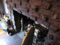 How to open fireplace chimney damper or flue How to open fireplace chimney damper or flue
