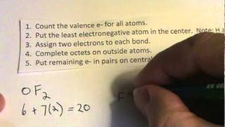 Oxygen Difluoride Lewis Dot Structure - How to Draw the Lewis Structure for Oxygen Difluoride