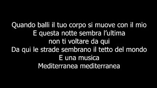 Irama - Mediterranea TESTO