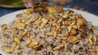 Lebanese Rice - أرز الحشوة اللبناني • yallazest