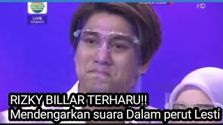 Rizky Billar terharu denger suara anak kecil Bunda yg semangat yaaaa...(Leslar Blak Blakkan)