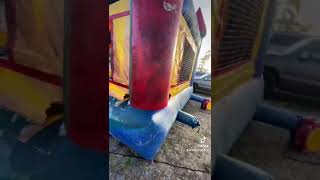 You won't believe the condition of this bounce house ?