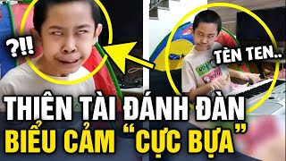 Cậu bé NGỒI ĐÁNH ĐÀN kèm biểu cảm CỰC HÀI HƯỚC nhưng kỹ năng KHÔNG PHẢI DẠNG VỪA | Tin 3 Phút