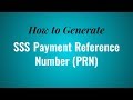 How to Get SSS Payment Reference Number or PRN Online