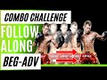 Follow Along Boxing Combo Challenge | Beg-Adv.