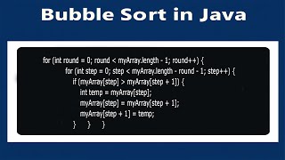Bubble Sort in Java | Emran Code Box