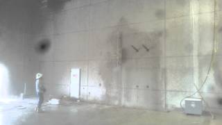 Concrete wall sawing