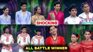 Shocking All Dance Battle Winners of Today Episode India's Best Dancer vs Super Dancer | IBD vs SD