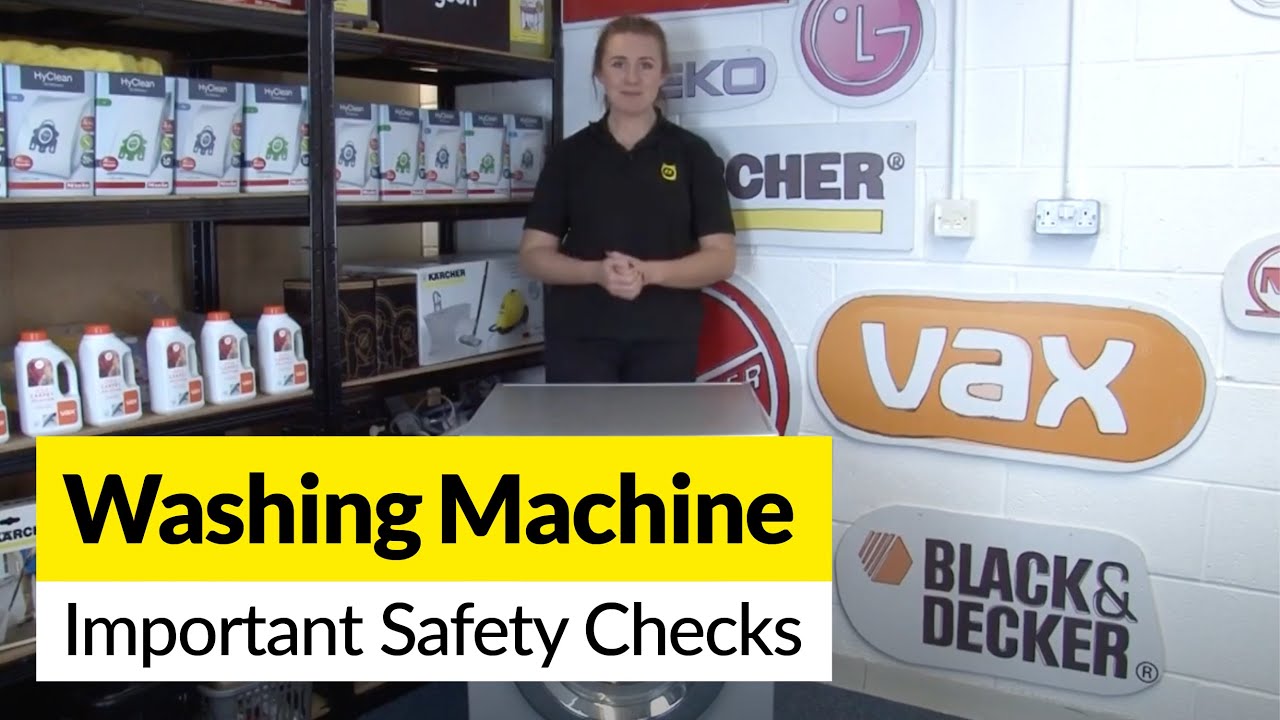 Important Safety Checks For Your Washing Machine Youtube