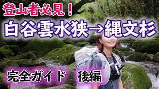 まるでジブリ!白谷雲水狭から縄文杉まで一泊縦走ガイド【後編】テント無し　もののけ姫　屋久島　登山