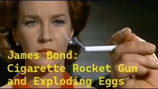 James Bond - Q Shows Moneypenny a Cigarette Rocket Gun