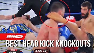 Top 10 Head Kick Knockouts | Stone Cold KO's