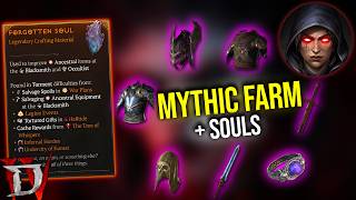 Diablo 4 - HOW TO FARM MYTHICS AND SOULS