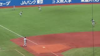 東亜学園高校野球部 シートノック（第100回全国高等学校野球選手権東東京大会_180725）