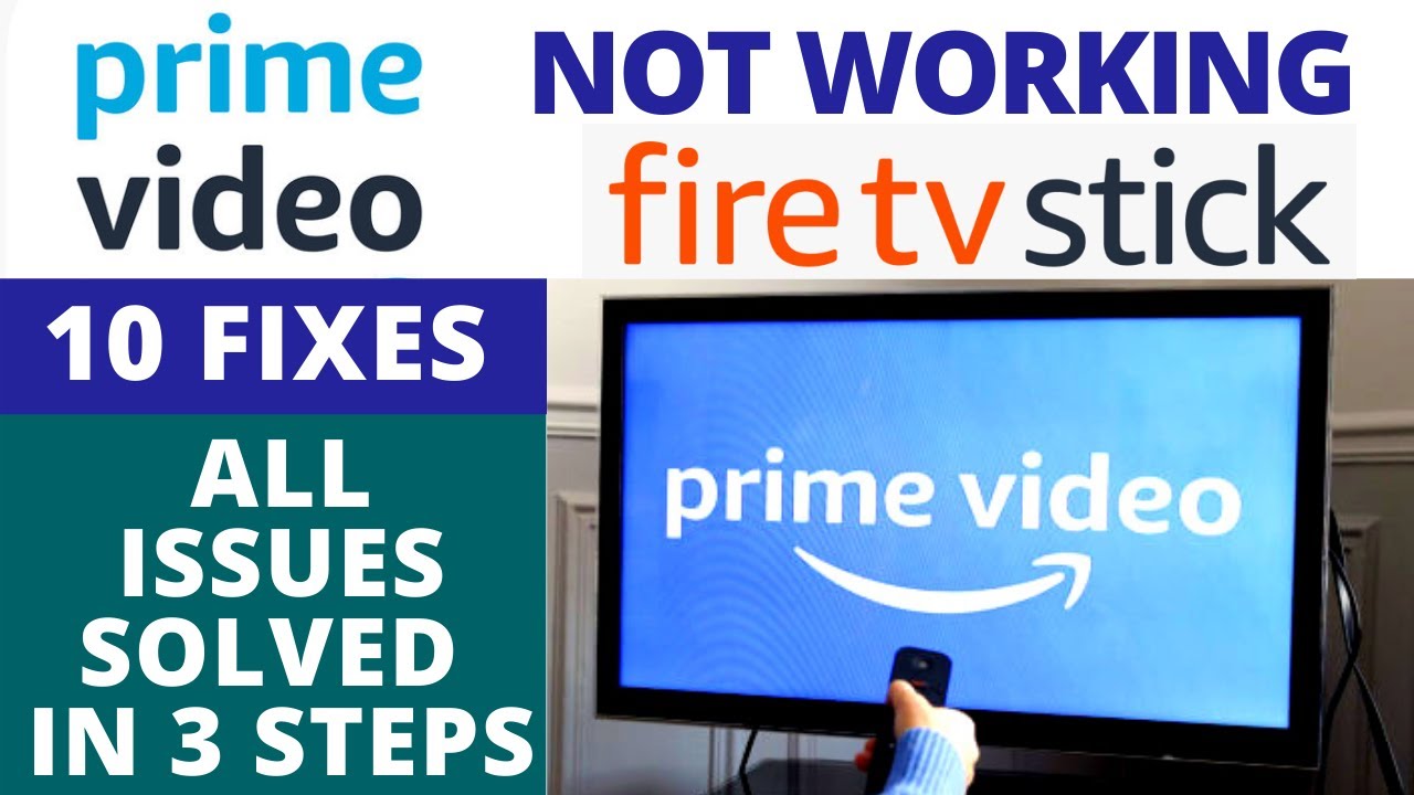 How To Fix Prime Video Not Working On FireStick TV || Best 10 Fixes ...