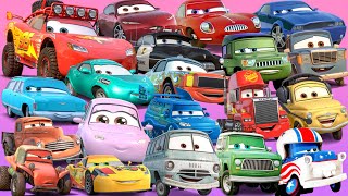 Looking For Disney Pixar Cars Lightning McQueen, Miguel Camino, Kabuto, Darrell Cartrip, Snotrod