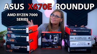 ASUS X670E Motherboards - First Look at 8 new AM5 Motherboards for AMD Ryzen 7000