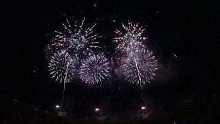 【魚眼速報版】2016 神明の花火 みたまの湯超特大スターマイン