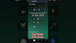 Spell Wallet Puzzle Today 27-12-2024 | Spell Wallet Daily Puzzle