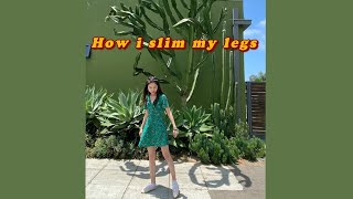 how I tone my legs 🤫 #shorts