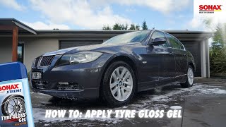 How To Apply SONAX Xtreme Tyre Gloss Gel | SONAX Australia