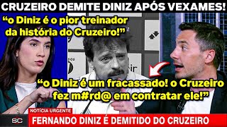 IMPRENSA DEBATE A DEMISSÃO DE FERNANDO DINIZ DO CRUZEIRO - RENATO GAÚCHO ESTÁ PRÓXIMO DO CRUZEIRO