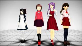 [MMD] Poker Face [RPG Horror Game Girls]