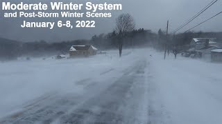 Moderate Winter System Impacts Western Maryland, 1-6 through 1-8-22